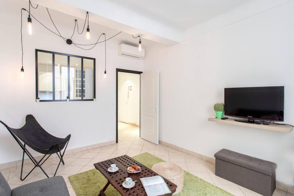 Appartamento L23 Rossetti Old Town 3 Min To The Sea/Ac & Wifi Nizza Esterno foto