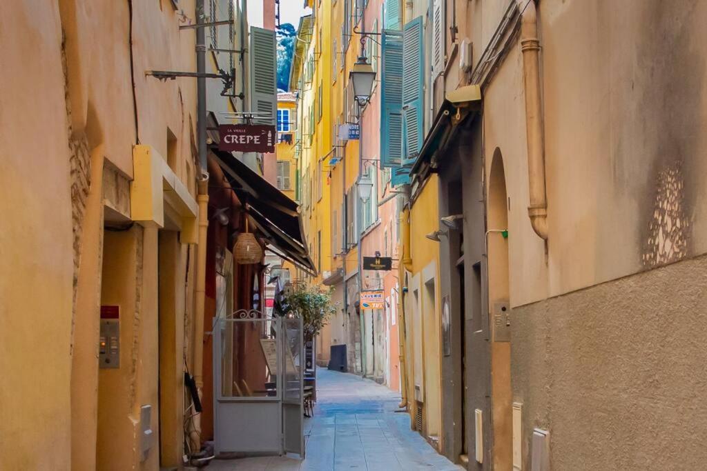 Appartamento L23 Rossetti Old Town 3 Min To The Sea/Ac & Wifi Nizza Esterno foto