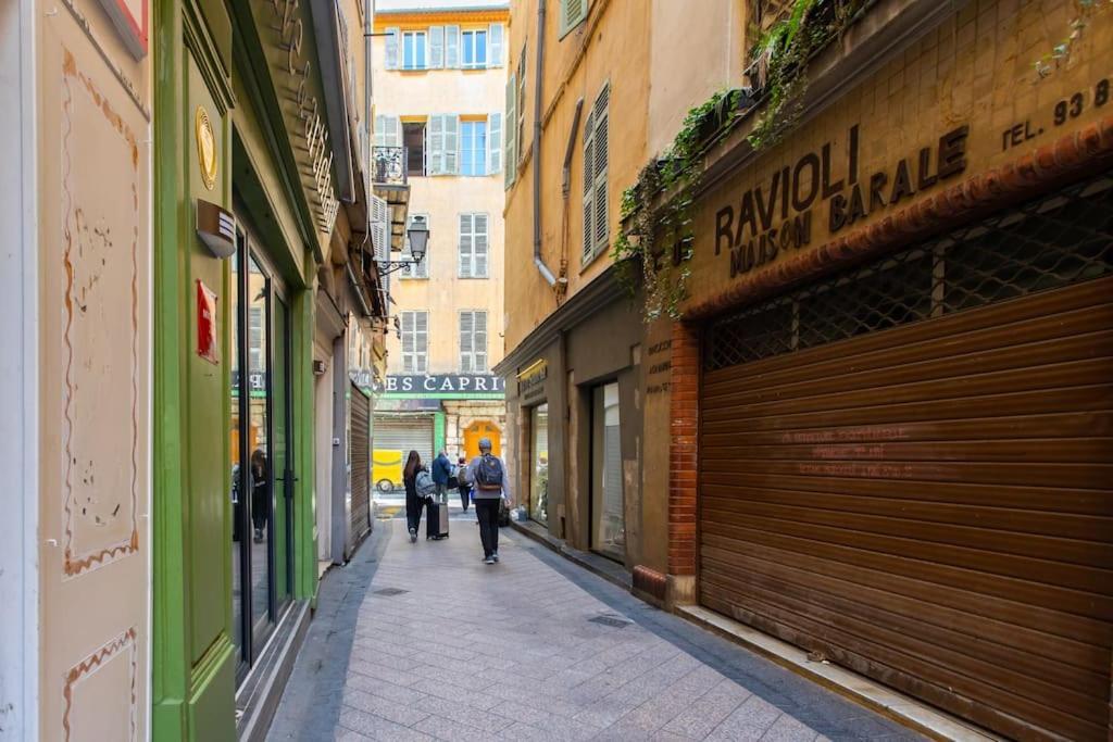 Appartamento L23 Rossetti Old Town 3 Min To The Sea/Ac & Wifi Nizza Esterno foto